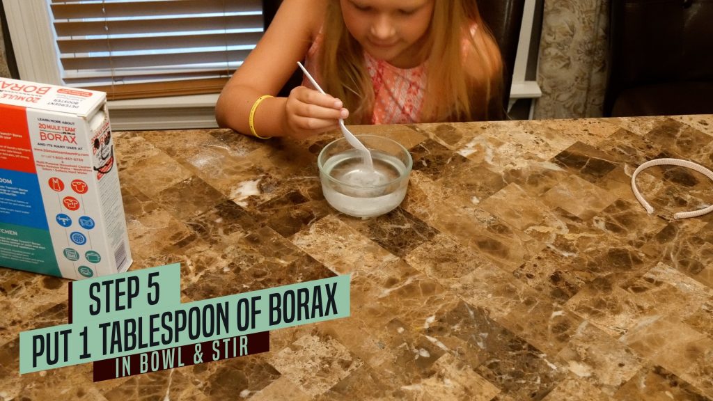 How to Make Jiggly Slime - Mix Borax