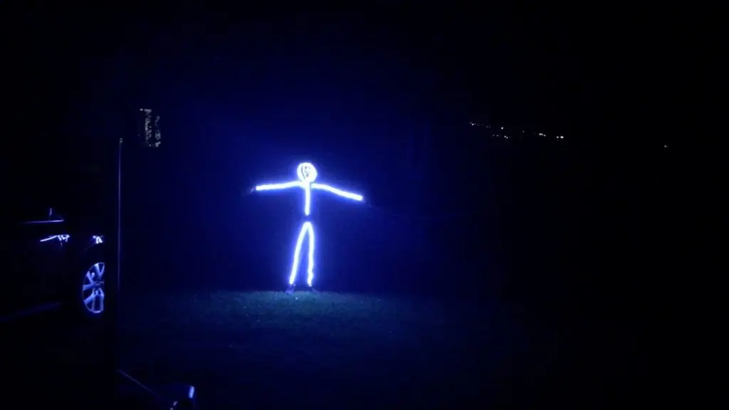 DIY LED Light Costume Display