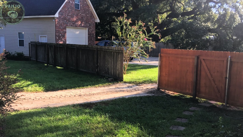 remove cedar fence