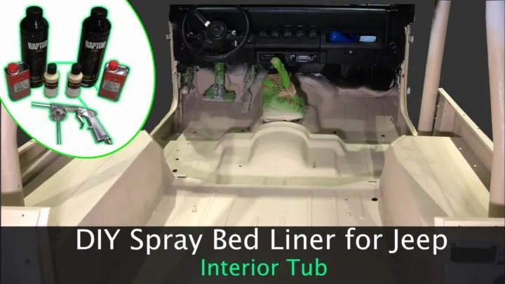 How to Spray Bed Liner in a Jeep Wrangler