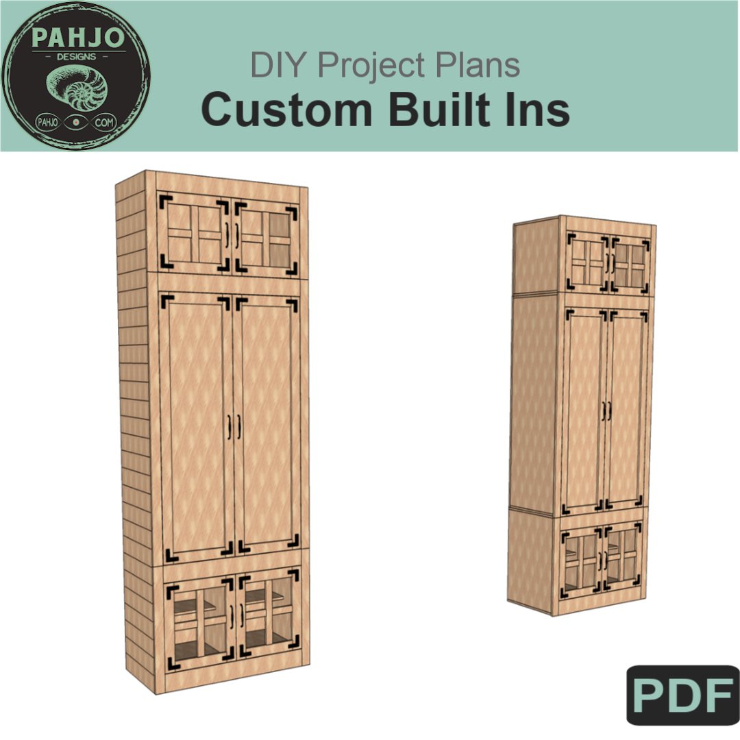 Custom Built In Cabinets Diy Plans