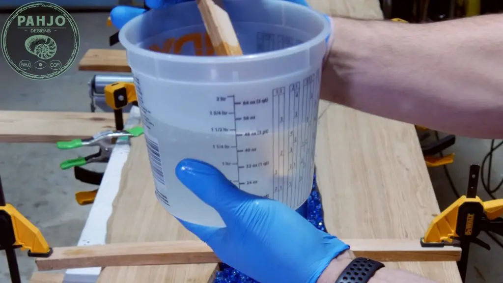 epoxy resin mixing container