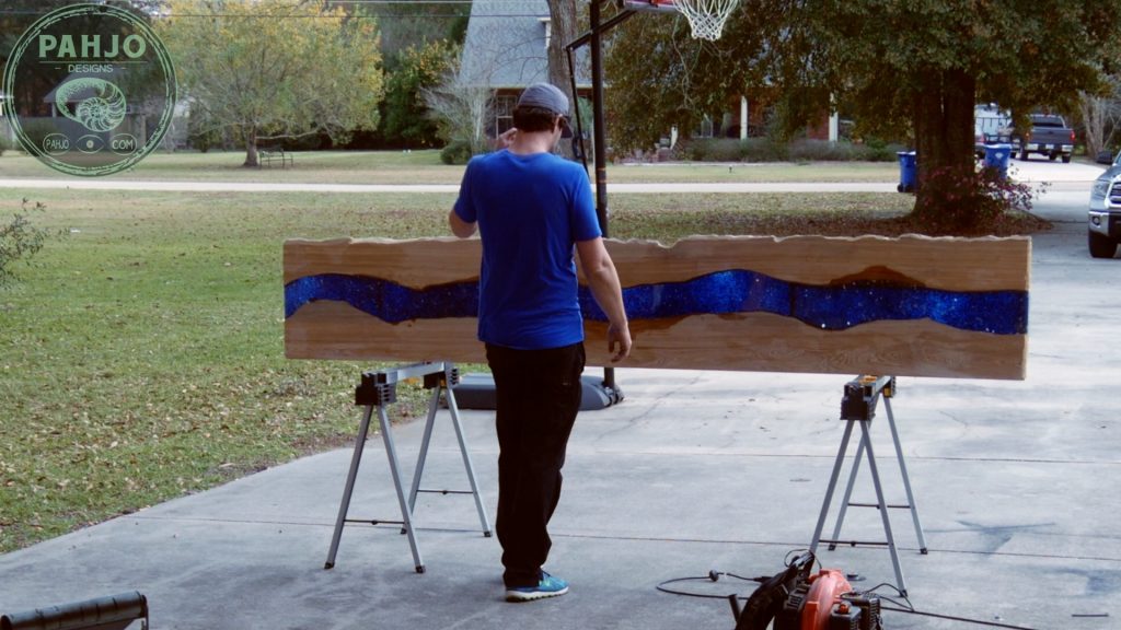 How to Make an Epoxy Bar Top using Reclaimed Wood Pahjo Designs