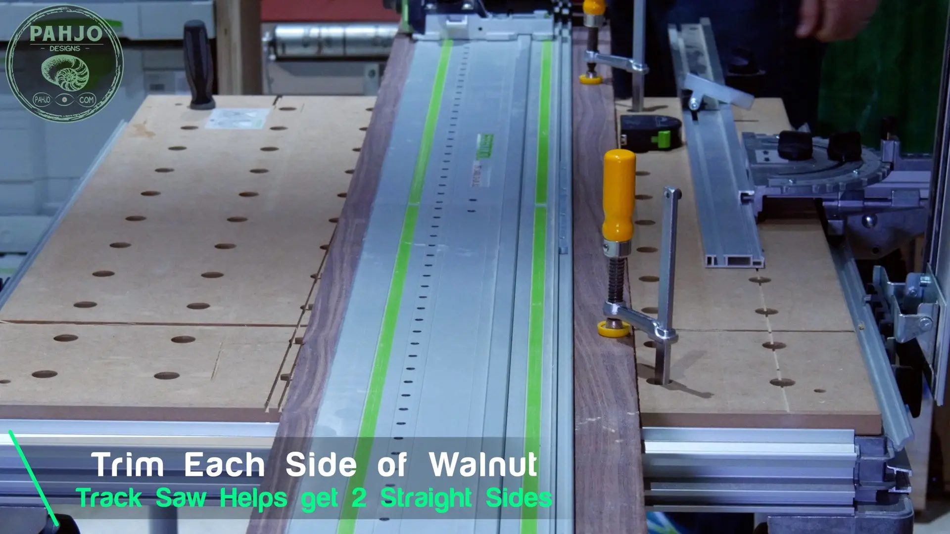 How To Build DIY Double Sliding Barn Door Track Saw Straight Sides