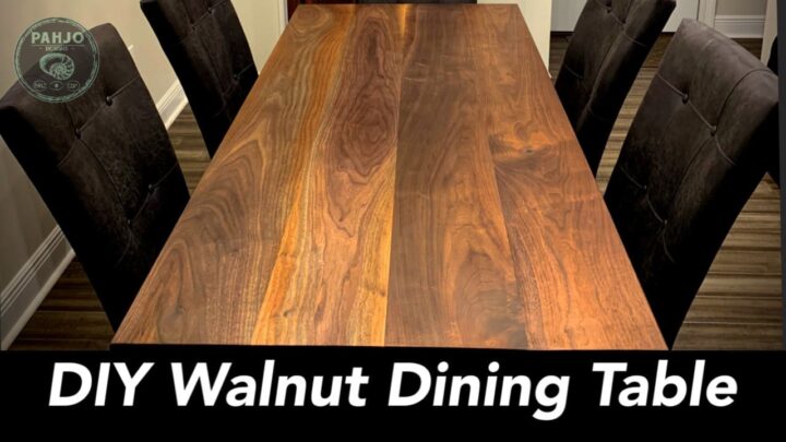 DIY Walnut Dining Table - How to Build