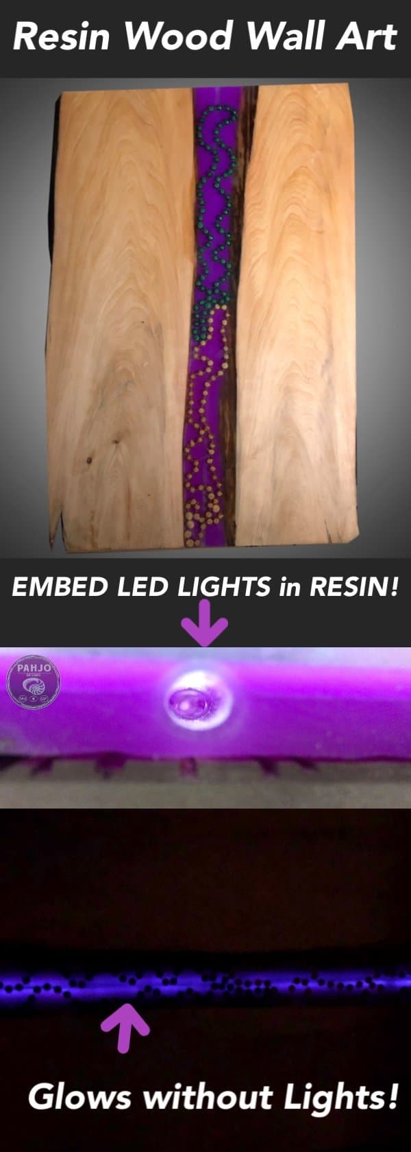 How to Embed LED Strip Lights in Epoxy Resin Pahjo Designs