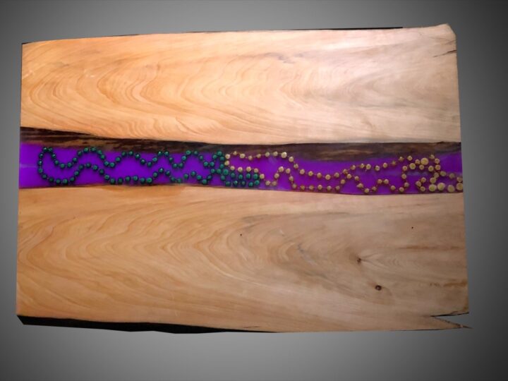 LED Epoxy Resin Wood Wall Art