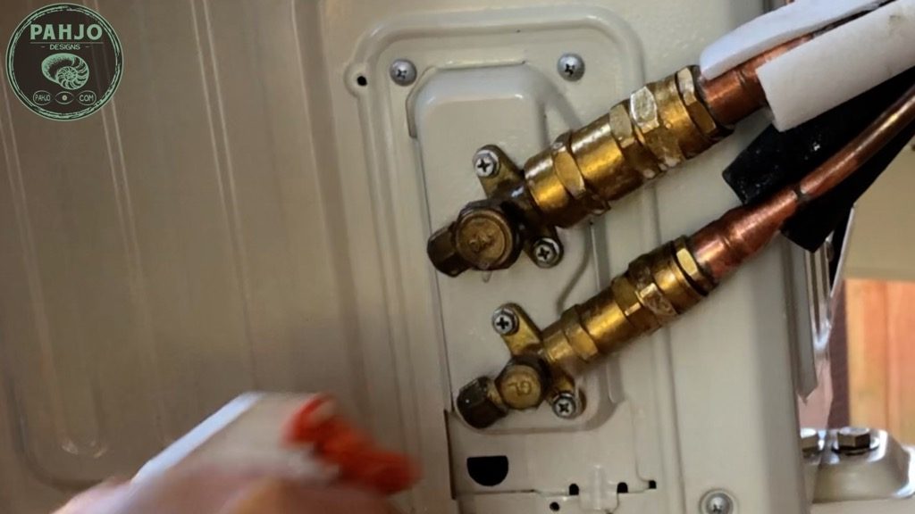 MRCOOL DIY Mini Split Install open valve test for leaks