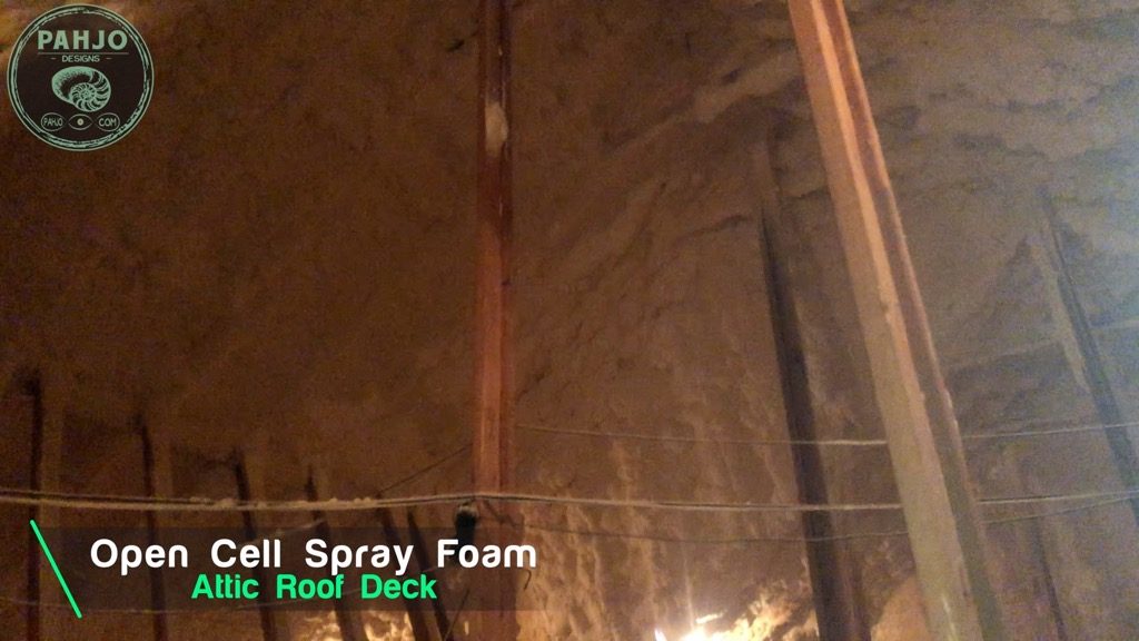 Spray Foam Attic Roof Deck