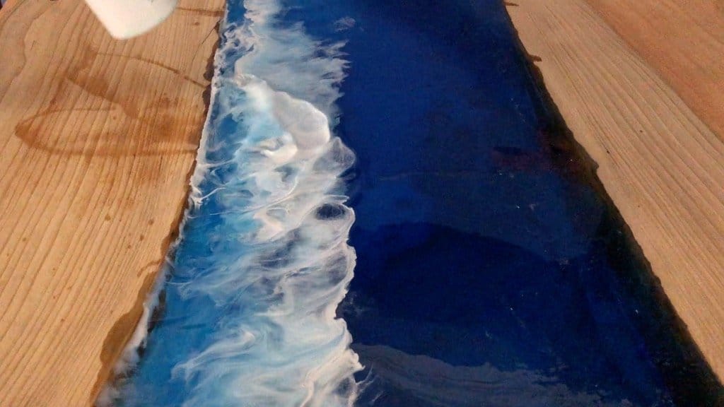 resin wave ocean art