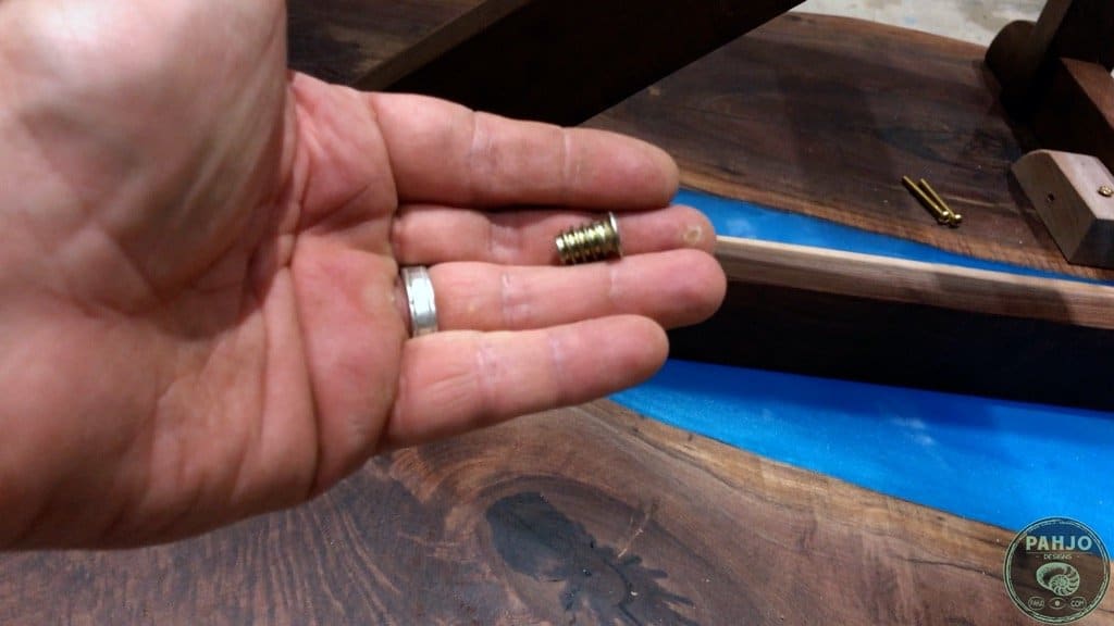 how to install threaded inserts for wood