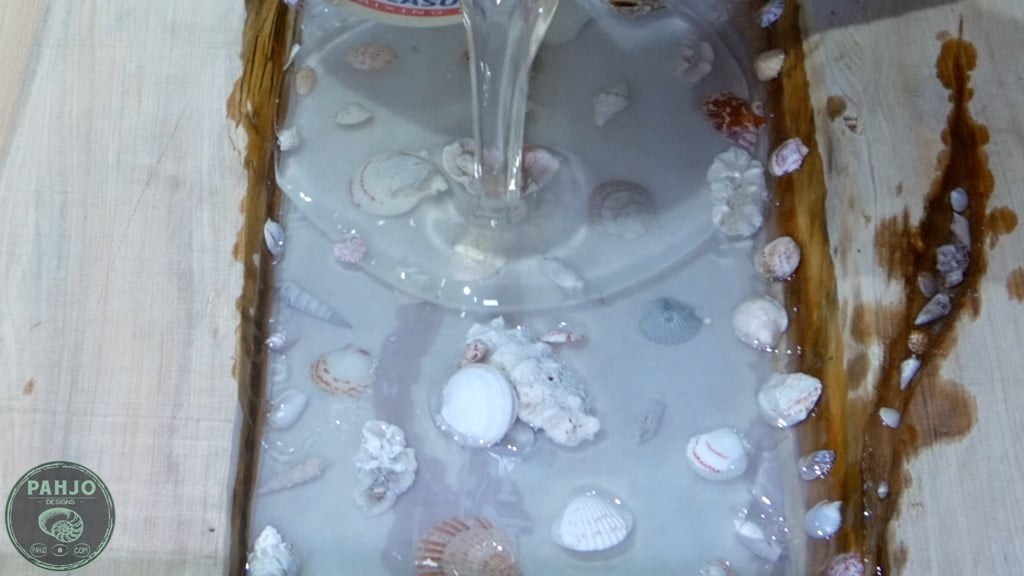 how to cast sea shells in resin