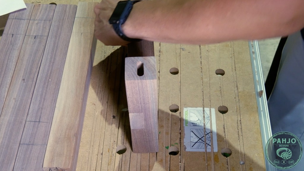 wood bench festool domino joinery
