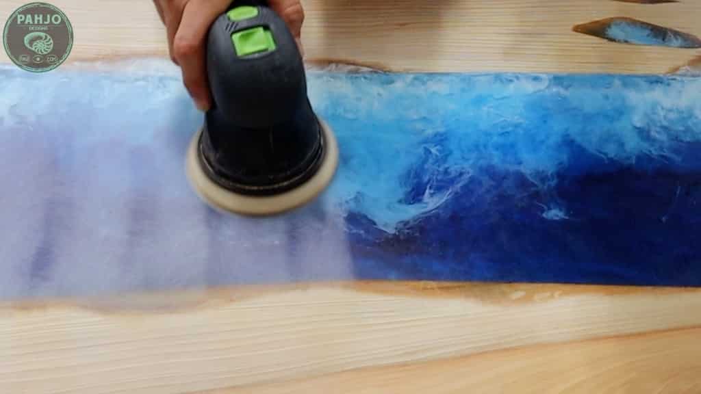 epoxy sanding technique