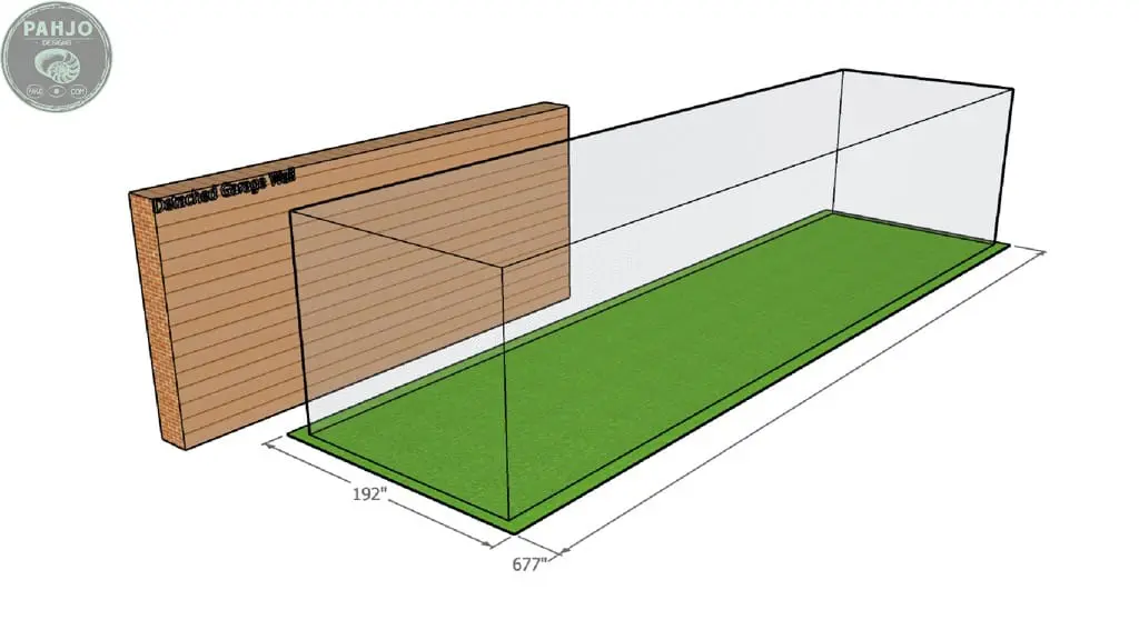 backyard batting cage frame dimensions