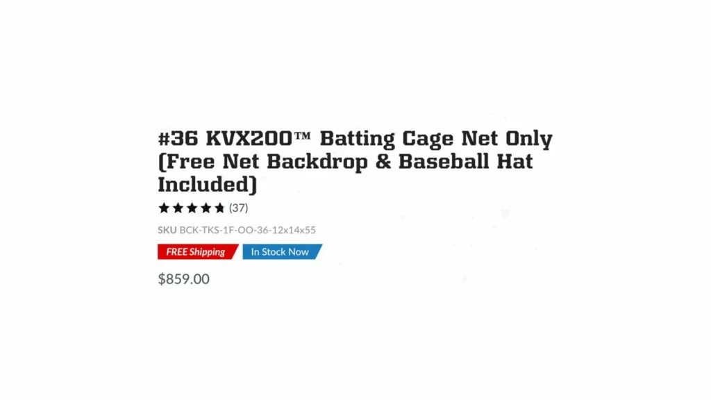 diy batting cage net cost