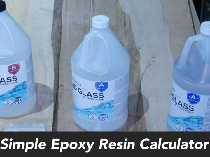 Simple Epoxy Resin Calculator