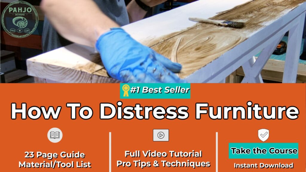 how to distress furniture