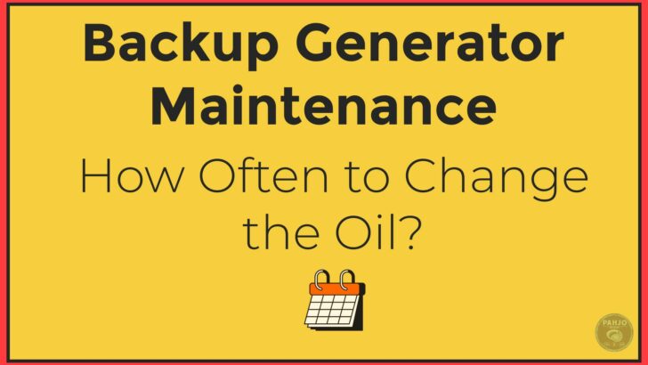 How Often to Change Generac Generator Oil