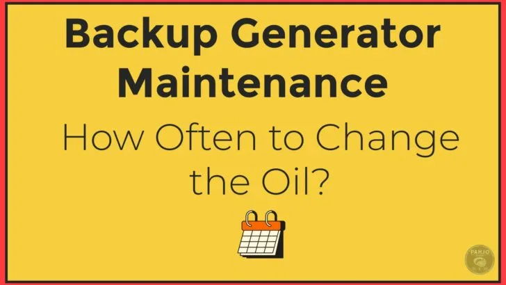 How Often to Change Generac Generator Oil