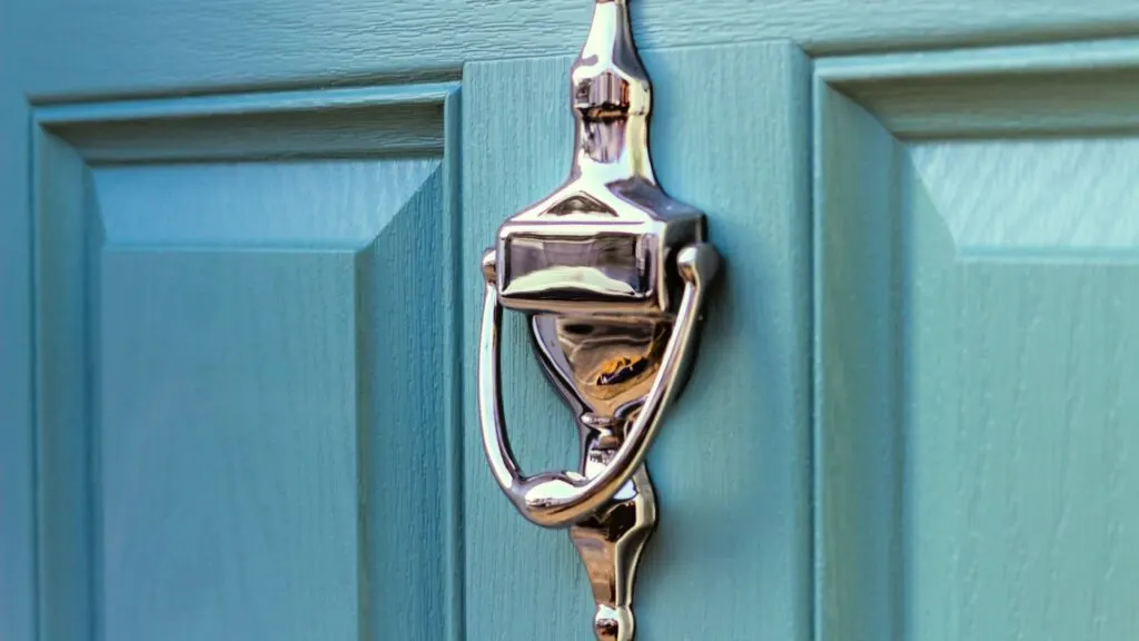 DIY Front door replacement knocker