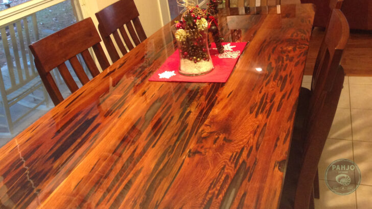 DIY Pecky Cypress Table