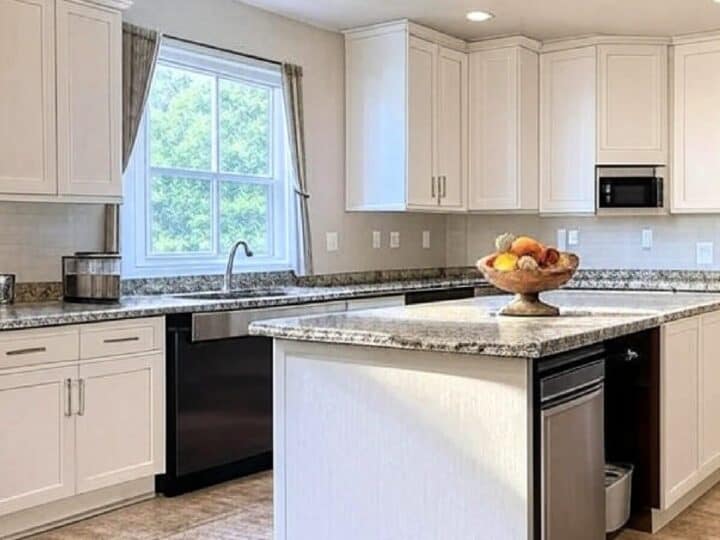 how to paint dark cabinets white